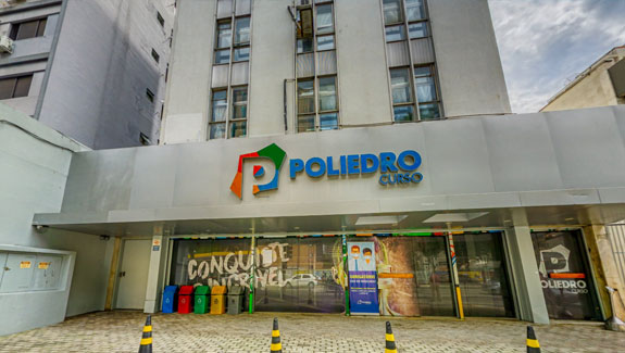 Onde encontrar o Poliedro Curso Pré-vestibular?